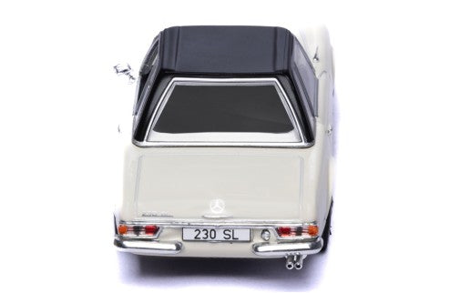 1964 Mercedes 230 SL (W113) HardTop Beige/Negro 1:43 IXO Models CLC617N.22