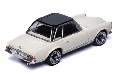 1964 Mercedes 230 SL (W113) HardTop Beige/Negro 1:43 IXO Models CLC617N.22