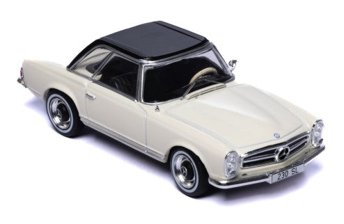 1964 Mercedes 230 SL (W113) HardTop Beige/Negro 1:43 IXO Models CLC617N.22