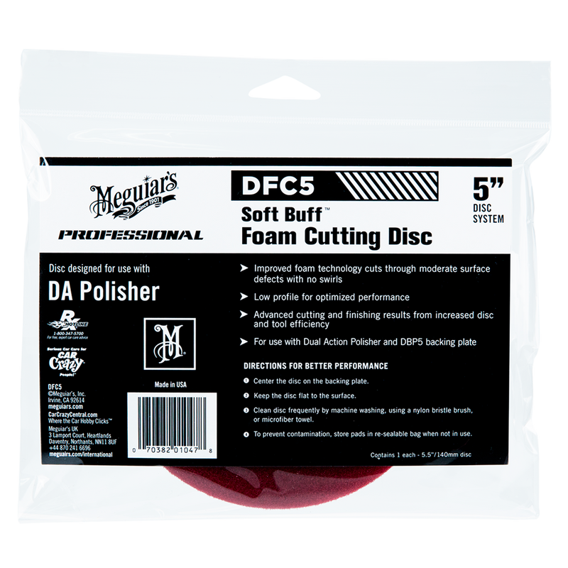 MEGUIAR´S SOFT BUFF FOAM CUTTING DISC 5