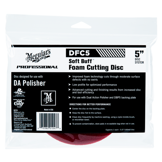 MEGUIAR´S SOFT BUFF FOAM CUTTING DISC 5"