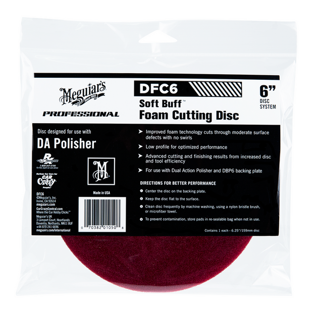 MEGUIAR´S SOFT BUFF FOAM CUTTING DISC 6"
