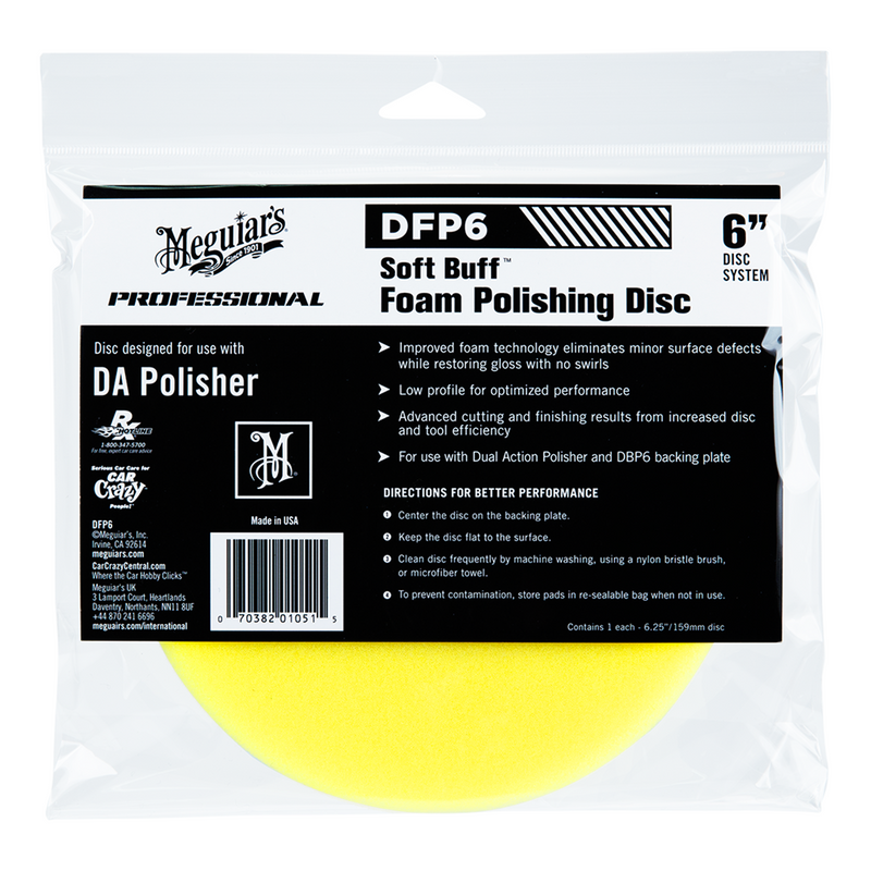 MEGUIAR´S SOFT BUFF FOAM POLISHING DISC 6