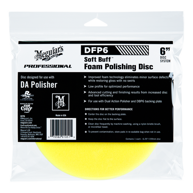 MEGUIAR´S SOFT BUFF FOAM POLISHING DISC 6"