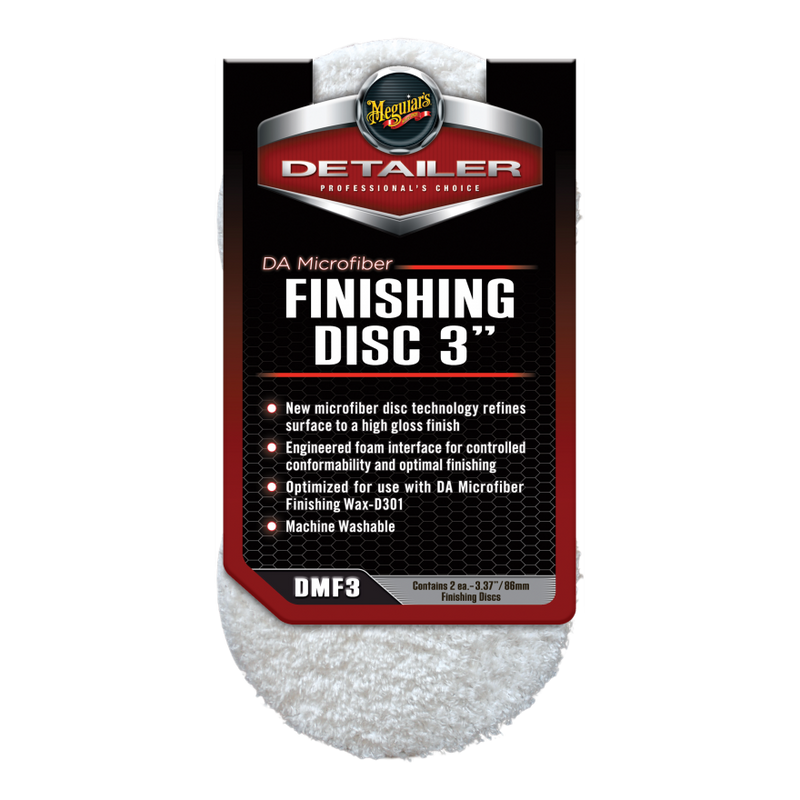 MEGUIAR´S DA MICROFIBER DISCOS DE ACABADO 3" PACK 2 UDS.
