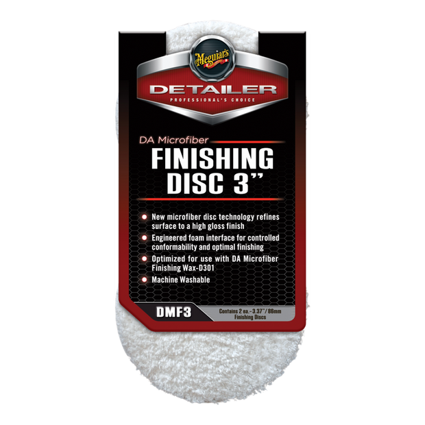 MEGUIAR´S DA MICROFIBER DISCOS DE ACABADO 3" PACK 2 UDS.