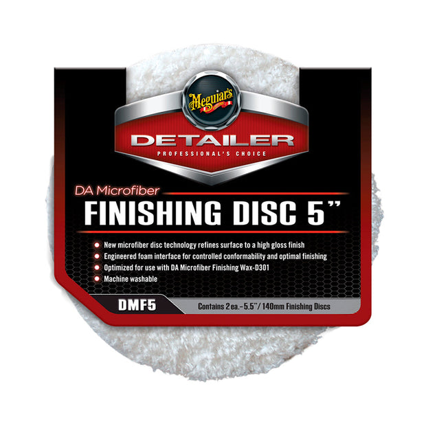 MEGUIAR´S DA MICROFIBRE FINISHING DISC 5" - PACK 2 UDS.