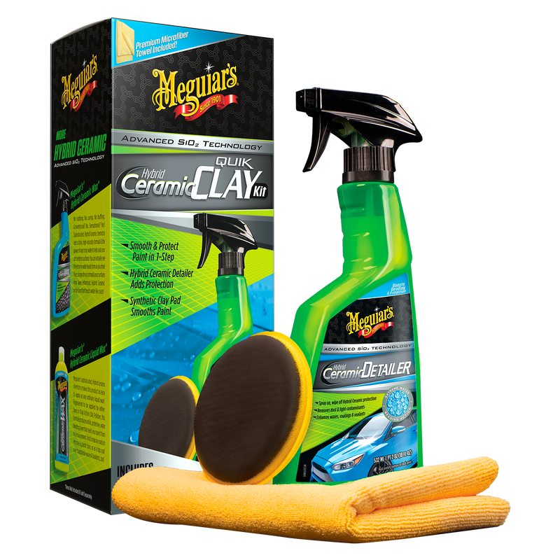 MEGUIAR´S HYBRID CERAMIC QUIK CLAY KIT