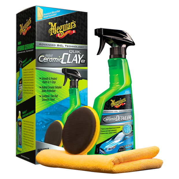 MEGUIAR´S HYBRID CERAMIC QUIK CLAY KIT