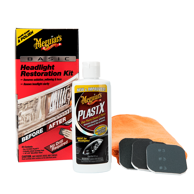 MEGUIAR´S KIT RESTAURACIÓN DE ÓPTICAS EN 1 PASO