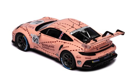 2023 Porsche 911 GT3 Cup (992) Nº90 J.Malin Copa Porsche Brands Hatch 1:43 IXO Models GTM173.22