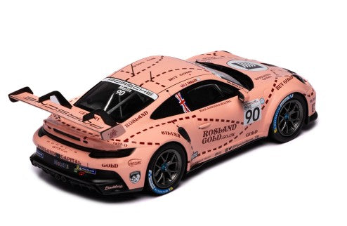 2023 Porsche 911 GT3 Cup (992) Nº90 J.Malin Copa Porsche Brands Hatch 1:43 IXO Models GTM173.22