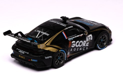 2024 Porsche 911 GT3 Cup (992) Nº12 L.ten Voorde Porsche Supercup Ganador GP Mónaco 1:43 IXO Models GTM176.22