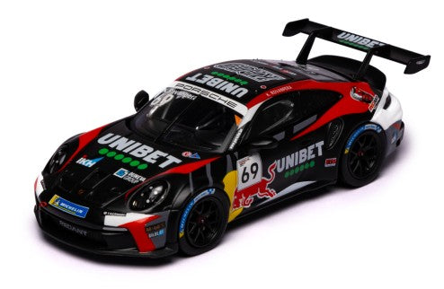 2024 Porsche 911 GT3 Cup (992) Nº69 K.Rovanperä Copa Porsche Zolder 1:43 IXO Models GTM177.22