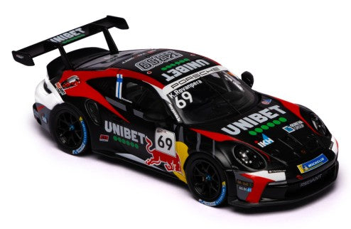 2024 Porsche 911 GT3 Cup (992) Nº69 K.Rovanperä Copa Porsche Zolder 1:43 IXO Models GTM177.22