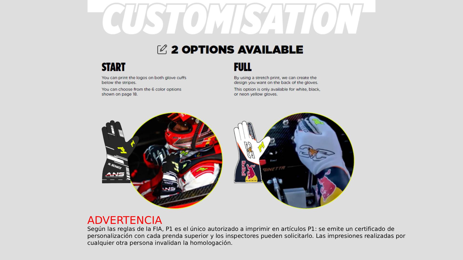 P1 GUANTES PERSONALIZADOS
