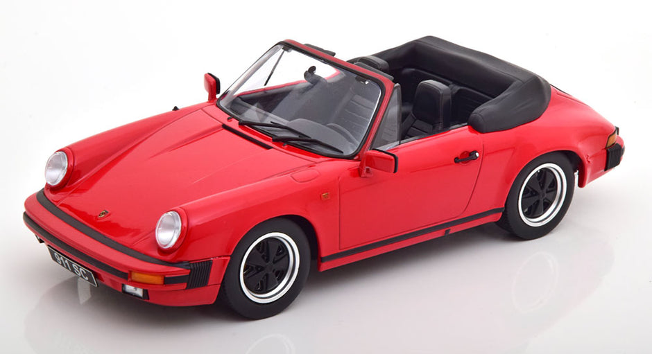 1983 Porsche 911 SC Convertible Rojo 1:18 KK-Scale KKDC180752