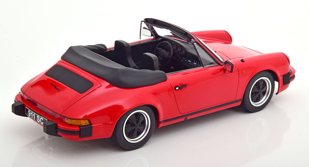 1983 Porsche 911 SC Convertible Rojo 1:18 KK-Scale KKDC180752