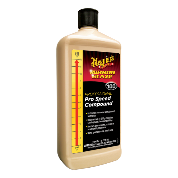 MEGUIAR´S M100 MIRROR GLAZE® PRO SPEED COMPOUND 946ML