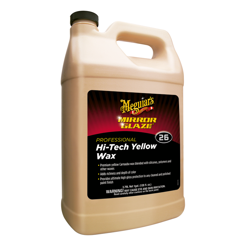 MEGUIAR´S MIRROR GLAZE PROFESSIONAL HI-TECH YELLOW WAX
