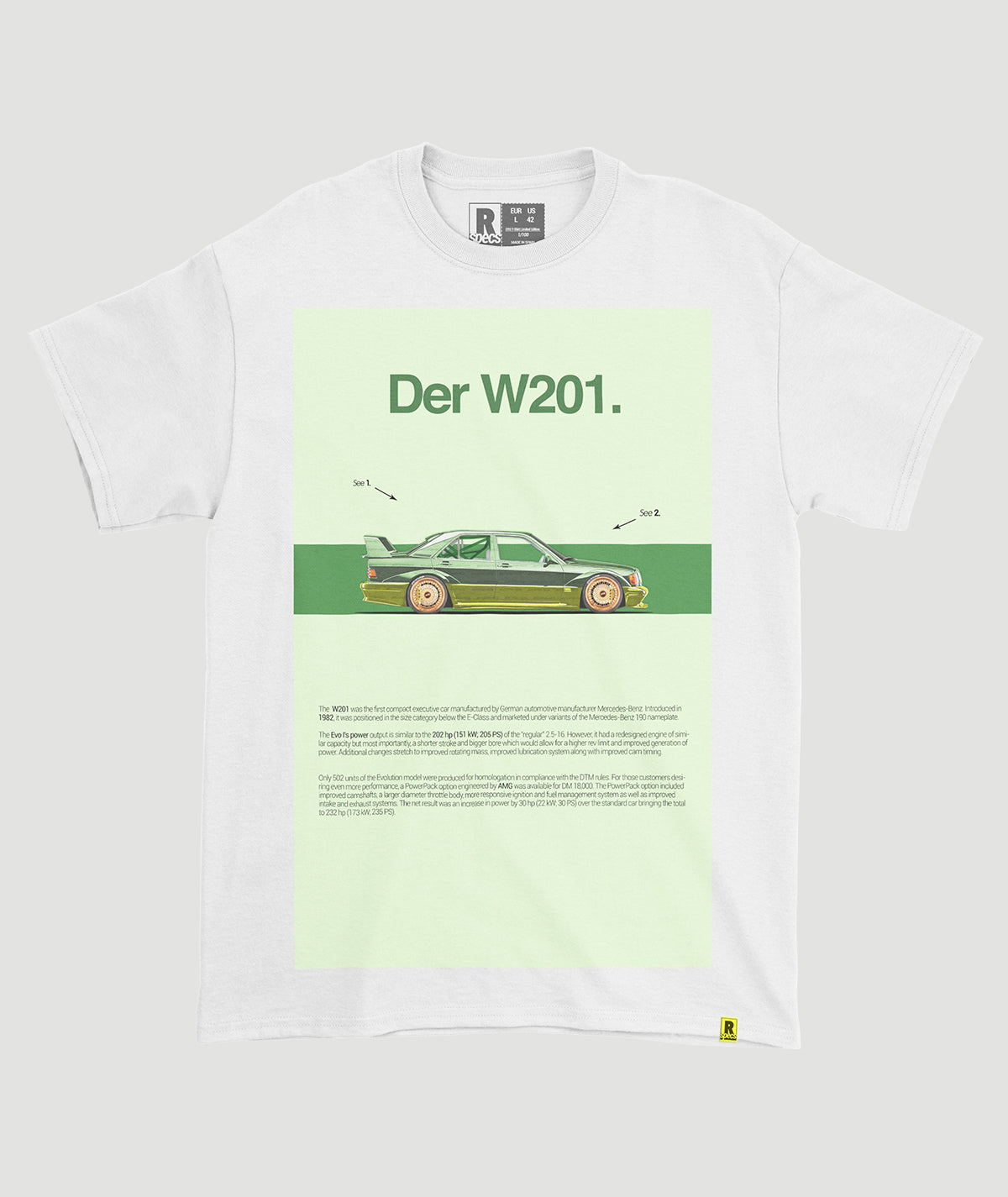 Camiseta “190E-W201 Evolution”