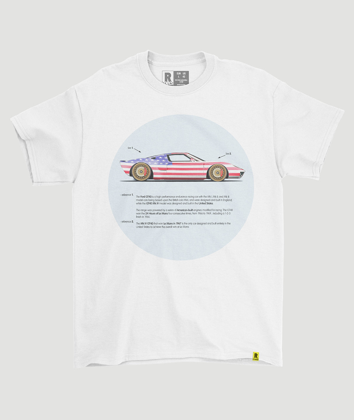 Camiseta “GT40 USA Flag”