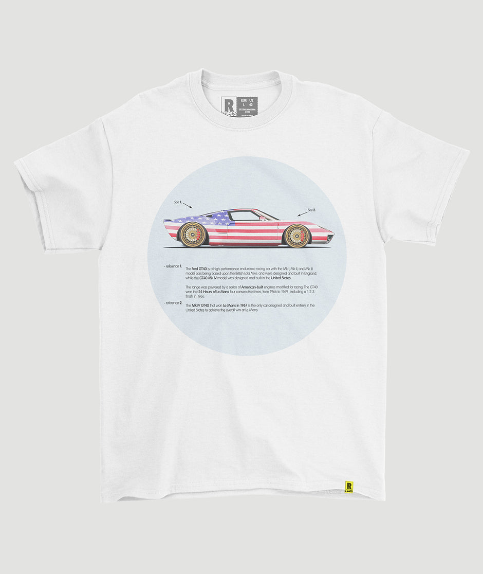 Camiseta “GT40 USA Flag”