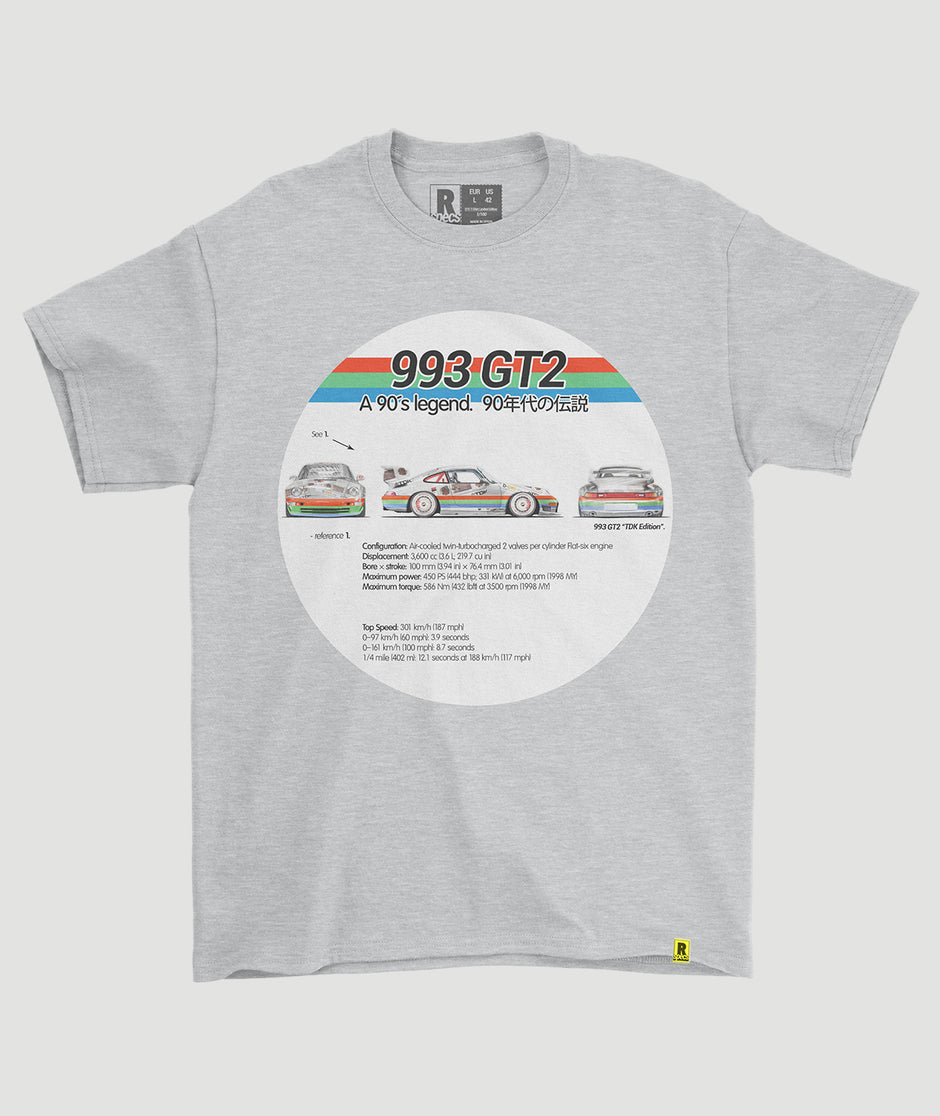 Camiseta “993 GT2 TDK Circle”