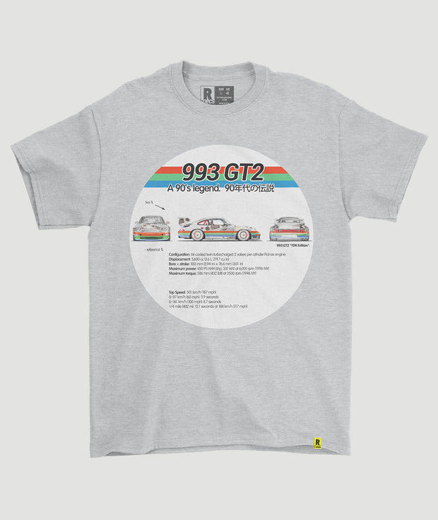 Camiseta “993 GT2 TDK Circle”