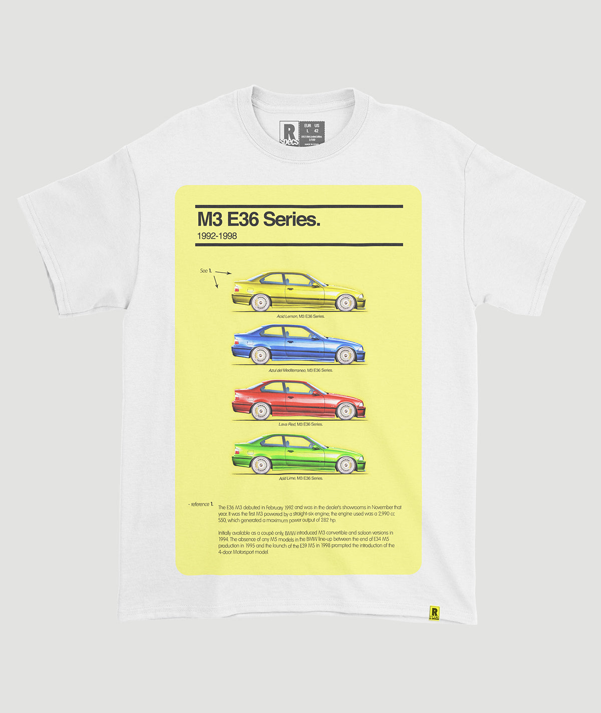 Camiseta “M3 E36 Colors”
