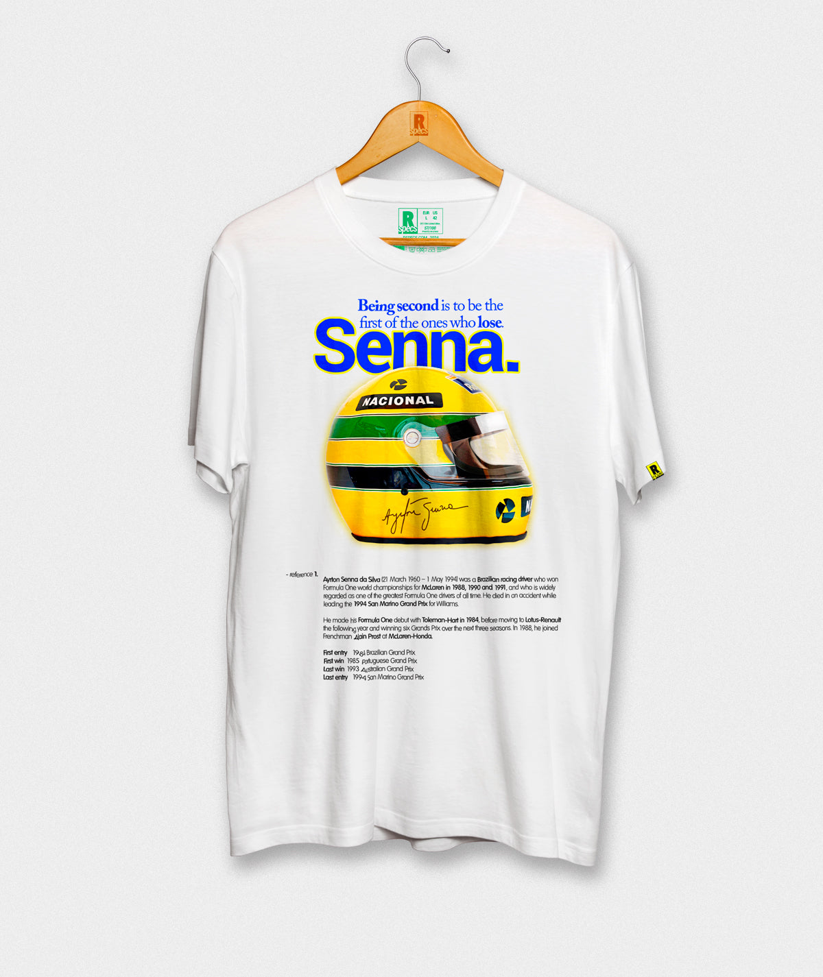 Camiseta “Senna Helmet”