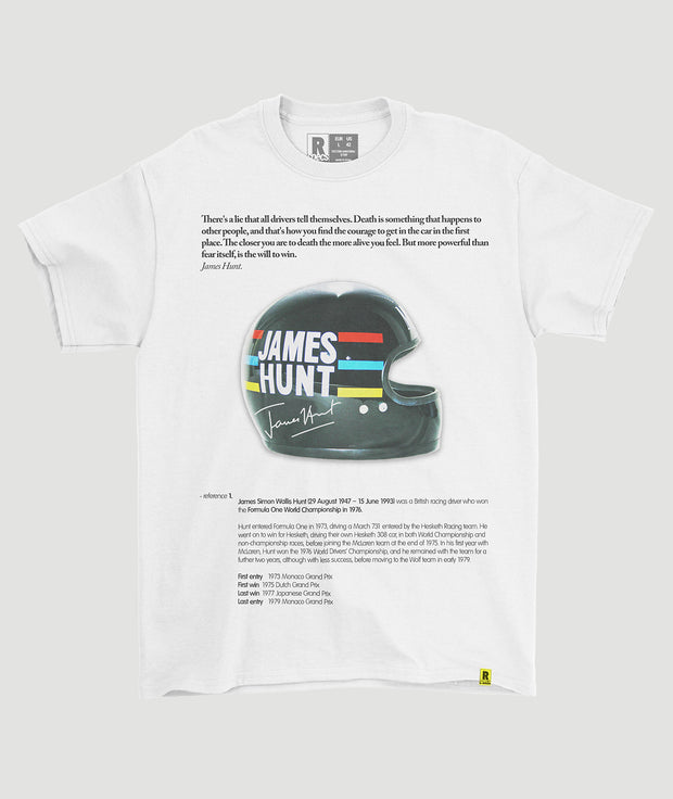 Camiseta “James Hunt Helmet”