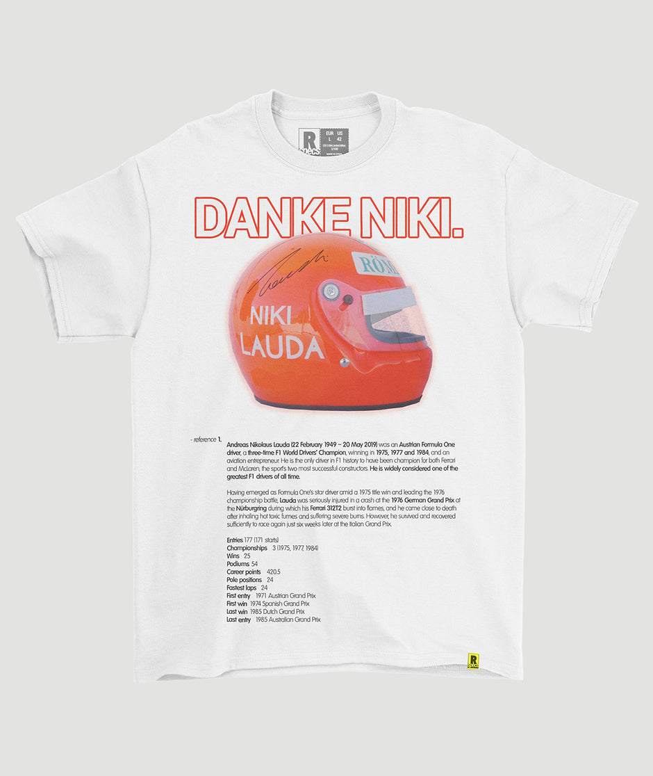 Camiseta “Niki Lauda Helmet”