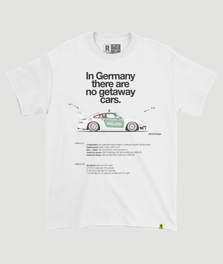 Camiseta “993 GT2 Polizei”