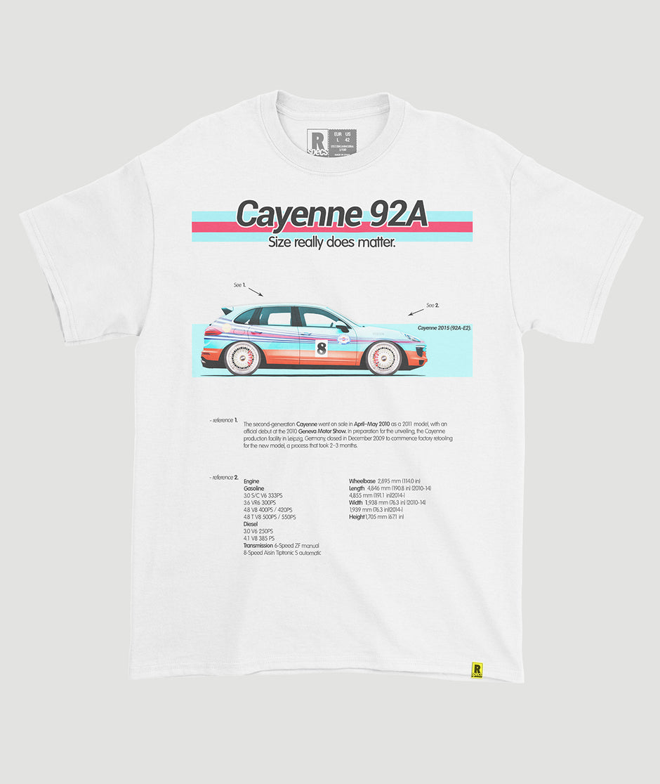 Camiseta CAYENNE A92 “RSR”