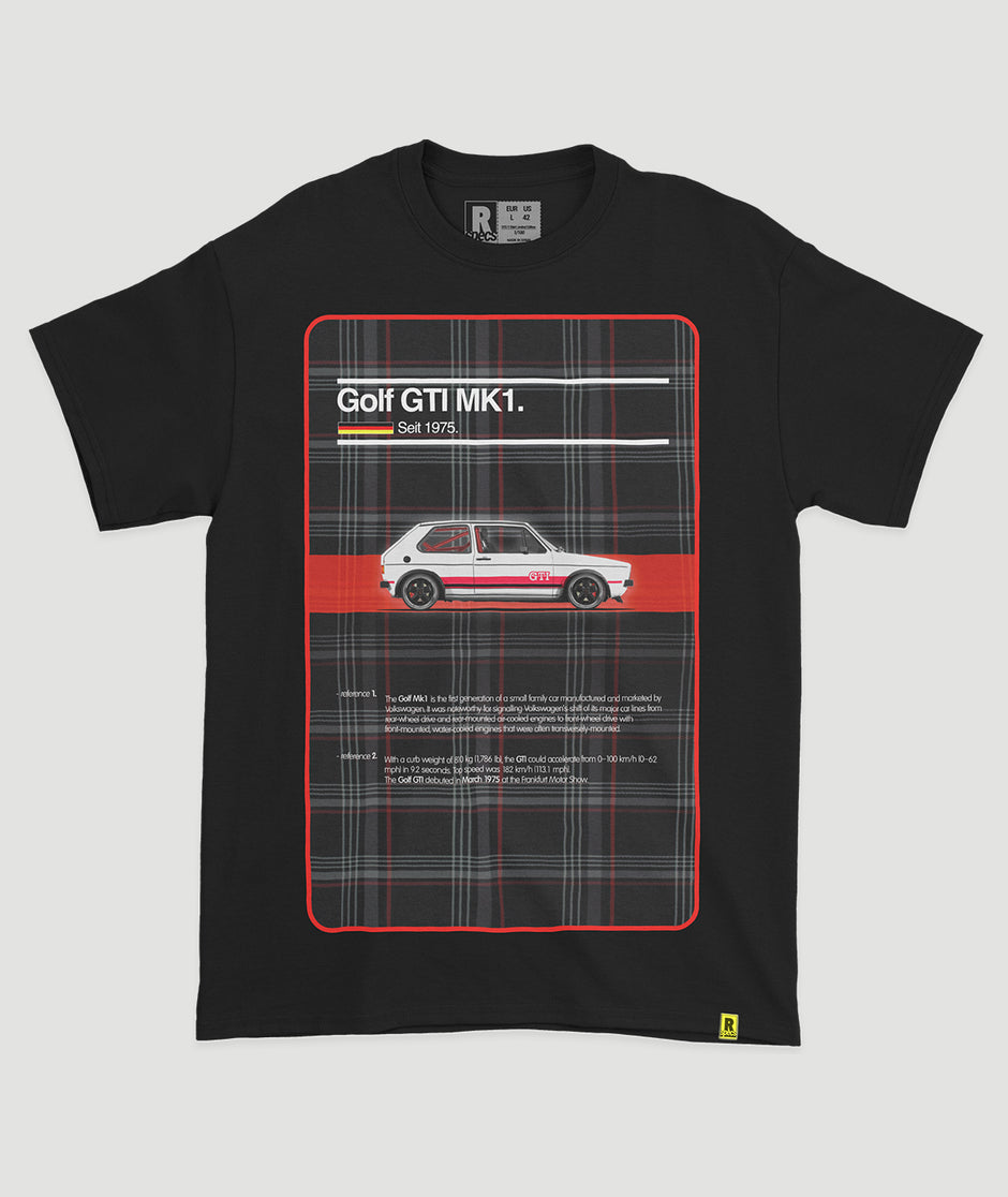 Camiseta Golf GTI MkI “Clark Plaid”
