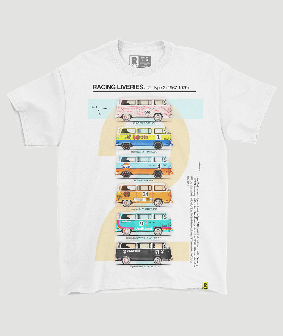 Camiseta T2 “Racing Liveries”