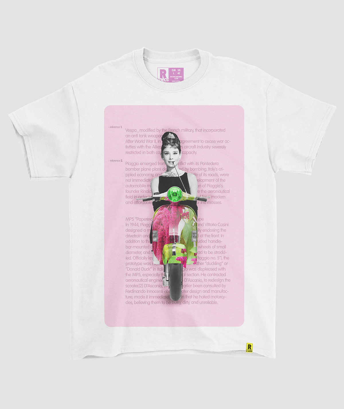 Camiseta VESPA “Audrey Hepburn Ed”