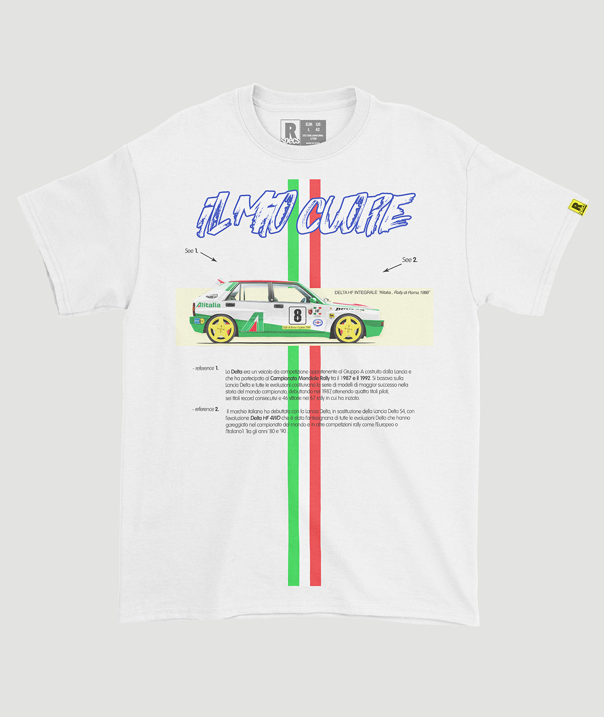 Camiseta “DELTA HF Integrale ROMA Rally Ed”