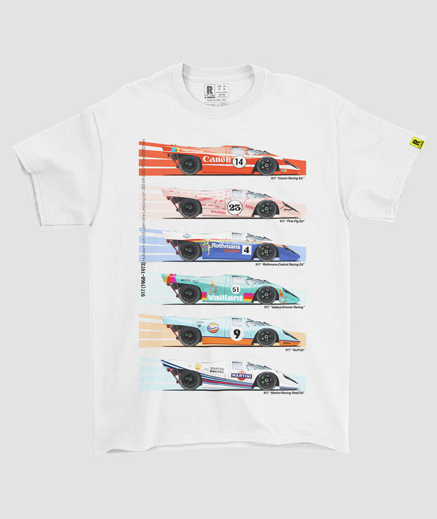 Camiseta “917 six liveries”