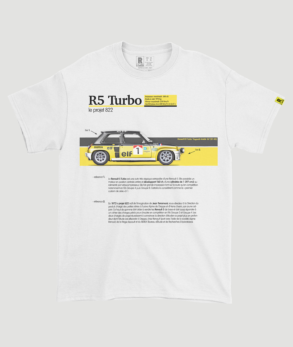 Camiseta “R5 Turbo Ragnotti Fan Art Ed”