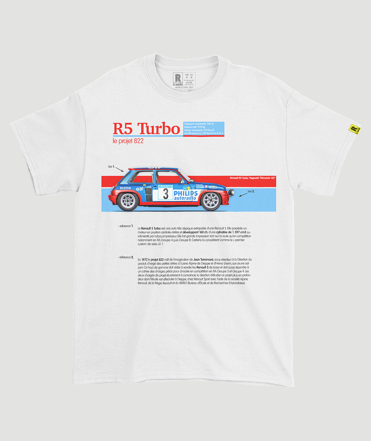 Camiseta “R5 Turbo Ragnotti Philips Ed”
