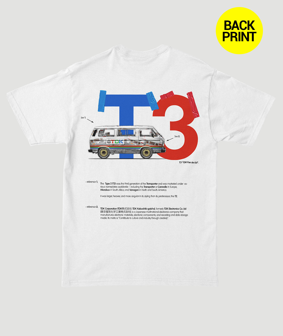 Camiseta “T3 TDK FanArt Ed”