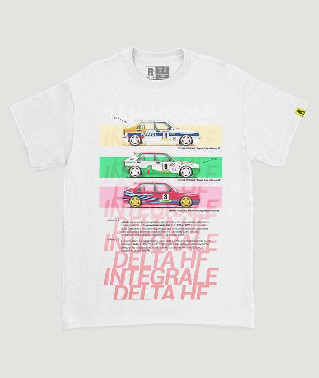 Camiseta “DELTA HF Integrale, Il trio”