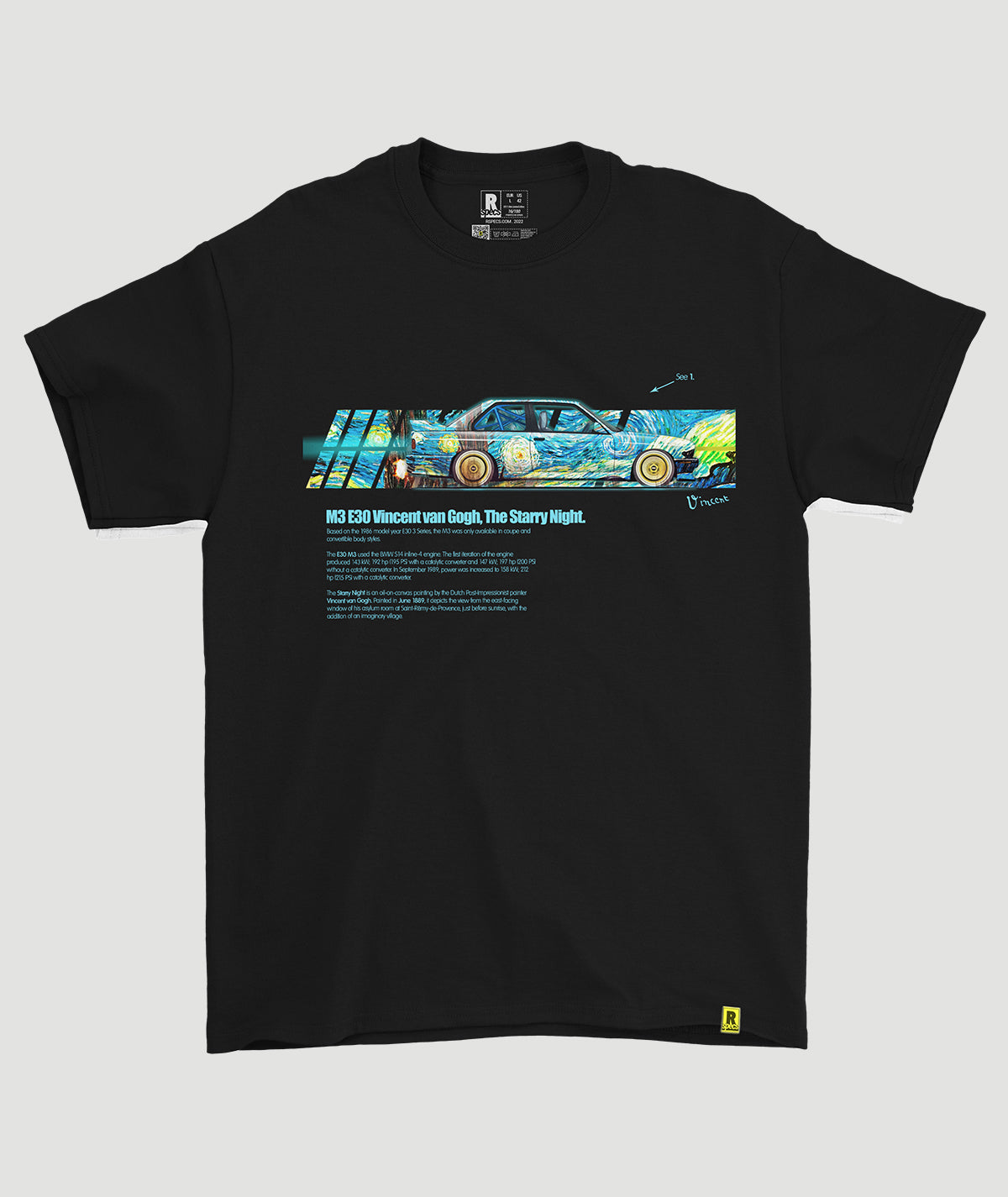 Camiseta “M3 E30 Van Gogh The Starry Night”