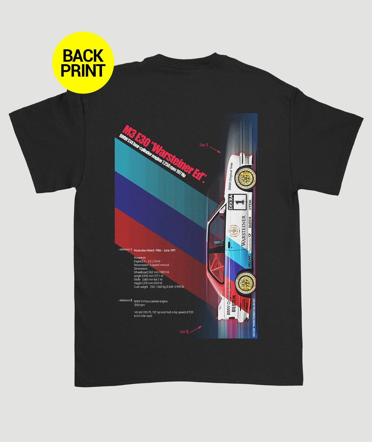 Camiseta “M3 E30 Warsteiner FanArt Ed”