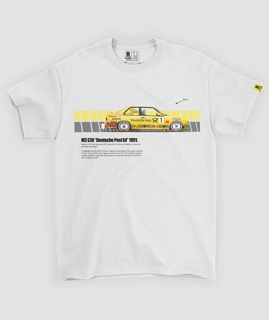 Camiseta “E30 Deutsche Post FanArt Ed”