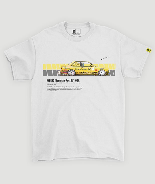 Camiseta “E30 Deutsche Post FanArt Ed”