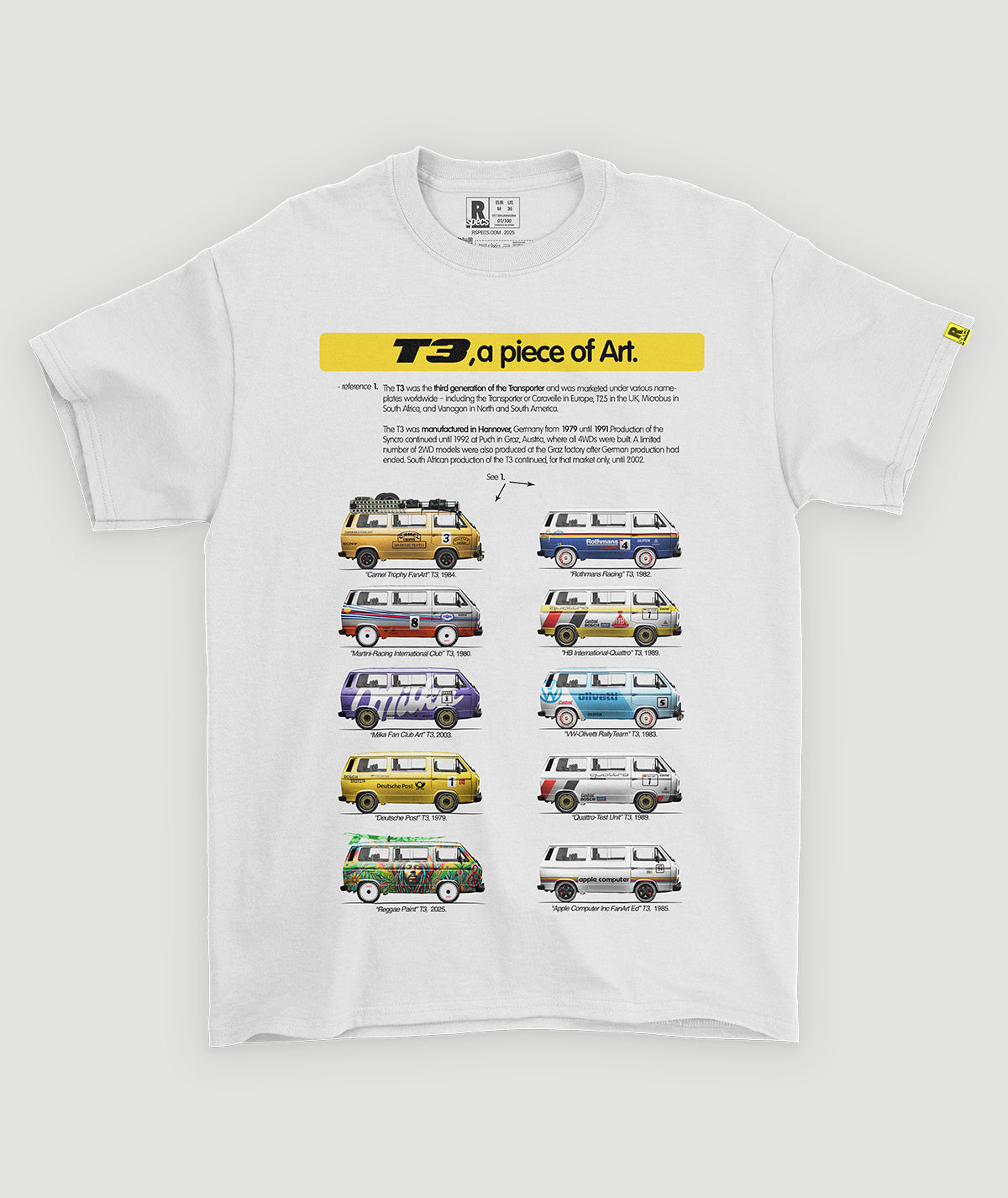 Camiseta T3 “A piece of art”