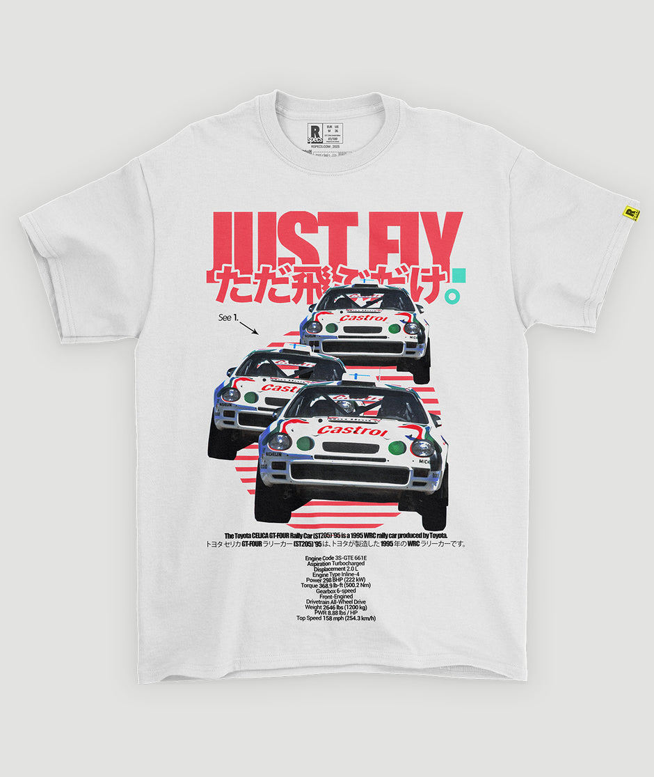 Camiseta Celica GT-Four “Just Fly”